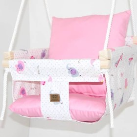 تصویر تاب ساده فیلی صورتی 