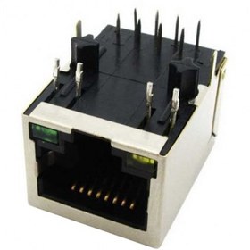 تصویر کانکتور شبکه فیلتر دار HR911105A-RJ45-h-اورجینال 