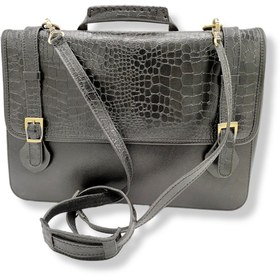 تصویر کیف اداری مشکی کد 12400 