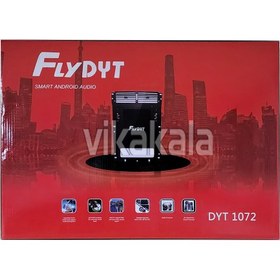 تصویر مانیتور تسلایی پژو 405 و پارس fly dyt مدل dyt 1072 winca monitor for peugeot 14 inch model fly dyt