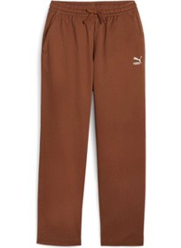 تصویر شلوار بافتنی کلاسیک بهتر مردانه از جنس چوب تیک با رنگ قهوه‌ای برند puma Men's Teak Better Classics Woven Pants Brown Men's Sweatpants