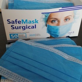 تصویر ماسک سه لایه پزشکی (50 عددی) حراج 