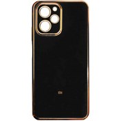 تصویر قاب ژله ای فریم طلایی Xiaomi Poco X5 Pro مدل My Case Xiaomi Poco X5 Pro My Case TPU Gold Frame