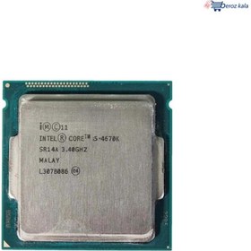 تصویر پردازنده اینتل تری مدل i5-4670K LGA 1150 با فرکانس 3.4 گیگاهرتز INTEL Core i5-4670K 3.4GHz LGA 1150 Haswell CPU