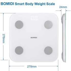 تصویر ترازو هوشمند شیائومی مدل Bomidi S1 Smart Digital Weight Scale Bomidi S1 Smart Digital Weight Scale