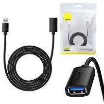 تصویر کابل افزایش طول USB 3.0 باسئوس مدل B00631103111-00 طول 1 متر Baseus USB 3.0 extension cable model B00631103111-00 length 1 meter