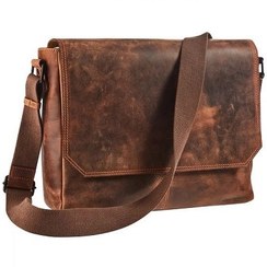 تصویر کیف دوشی مردانه چرم طبیعی 