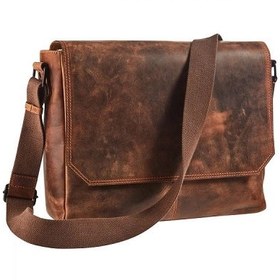 تصویر کیف دوشی مردانه چرم طبیعی 