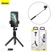 تصویر مونوپاد و سه پایه شاتر دار بیسوس Baseus SUDYZP-F01 Lovely Selfie Stick Wireless Bracket مدل تلسکوپی 