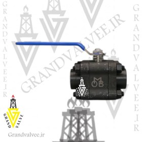 تصویر شیرگازی "1 اینچ کلاس 800 فولاد فورج جوشی BALL VALVE 1" #800 A105 SW