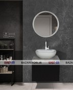 تصویر روشویی کابینتی کد5013 مدل elegante 50 black patina برند کاکتوس بازرگانی مردانی - بازار فوری Cabinet washbasin code 50013 model elegante 50 black patina brand Cactus Trading Mardani