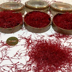 تصویر زعفران سوپرنگین صادراتی ظرف خاتم - ۱ مثقال Saffron