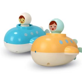 تصویر اسباب بازی حمام کوکی Grechi زیردریایی 2رنگ Submarine Creative Simulation Submarine Toys and Bath Toys code: G404/3