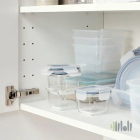 تصویر ظرف نگهدارنده غذا شیشه ای ست ۳ عددی ایکیا IKEA 365 