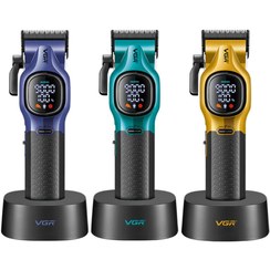 تصویر ماشین اصلاح وی جی آر مدل V886C با تیغه سرامیکی برش مستقیم 