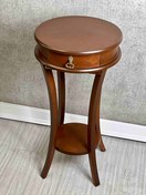 تصویر میز تلفن تک کشو گرد AAJ-TAG : KAR