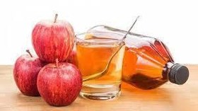 تصویر سرکه سیب طبیعی یک لیتری 