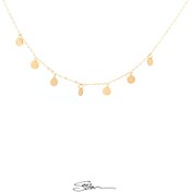 تصویر گردنبند طلا پولکی کد NC1780 