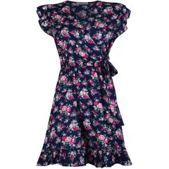 تصویر پیراهن گل سرخ 9599 سرمه‌ای 