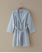 تصویر حوله تنپوش کودک و نوزاد دخترانه پسرانه بچگانه کودکان 100 ٪ پنبه ای حمام آبی انگلیش هوم English Home 