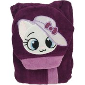 تصویر حوله پالتویی کودک آتنا مدل یونی سایز 90 