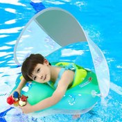 تصویر حلقه شنا بادی شورتی سایه بان دار 