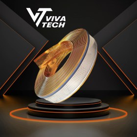 تصویر چنلیوم طلایی آینه ای لبه چنلیوم طلایی ویواتک