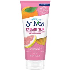 تصویر اسکراب پرتقال و لیمو صورتی سنت ایوز St.Ives-Acne-Control-Mandarin & Pink lemon-Scrub