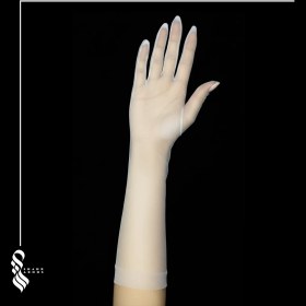 تصویر دستکش توری عروس کد 12 