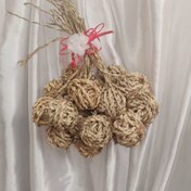 تصویر توپ حصیری خرگوش و خوکچه اسباب بازی حصیری قیمت برای ۱ عدد