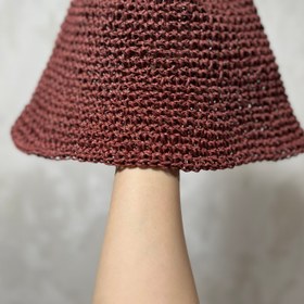 تصویر کلاه رافیا - سفید کد ۳ 