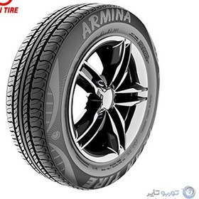 تصویر لاستیک 185/70/13 ایران تایرطرح گل آرمینا تولید 2024 185/70/13 IRAN TIRE ARMINA