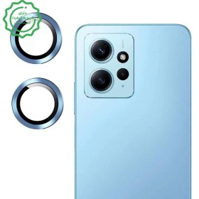 تصویر محافظ لنز دوربین Xiaomi Redmi Note 12 رینگی مدل شیشه ای آلومینیومی 