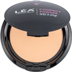 تصویر پنکک فشرده بادوام وزن 15 گرم لئا 406 Lea Compact Powder 15 g