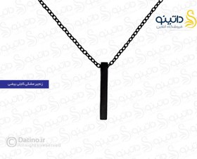 تصویر گردنبند استیل مکعب عشق سایز ۶۰ سانتیمتر با زنجیر ضخیم 