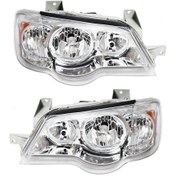 تصویر چراغ جلو پراید 132- فابریک چپ و راست برند مدرن بدون موتور 