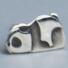 تصویر پیرسینگ نقره پاندا 