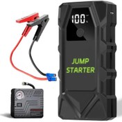 تصویر جامپ استارتر خودرو Jump Starter Mode K01 همراه با پمپ باد 