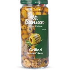تصویر زیتون بی هسته گریل شده شیشه 460 گرم بانیان - 6260963201096 