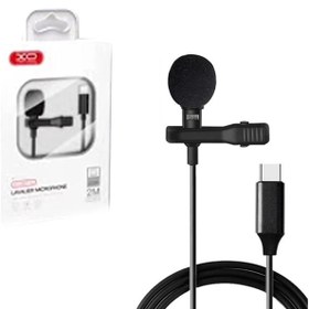 تصویر میکروفون تایپ سی ایکس‌او XO-MKF 02 Lavalier Microphone 2M Length Type C XO-MKF 02 Lavalier Microphone 2M Length Type C