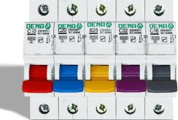 تصویر کلید مینیاتوری تک فاز دنا DENA (فیوز مینیاتوری تکفاز 10/16/25/32 آمپر 