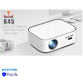 تصویر ویدئو پروژکتور بینتک فول اچ دی مدل SKY K45 Bintek SKY K45 Full HD Mini Projector