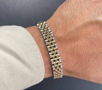 تصویر دستبند رولکس استیل رنگ ثابت 