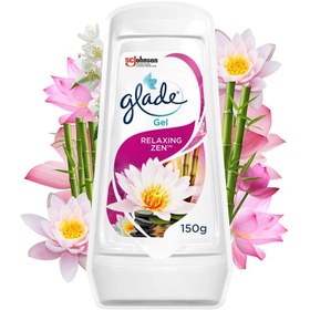 تصویر گلید خوشبوکننده هوا با رایحه نیلوفر آبی و بامبو (Glade Fresh Gel) 