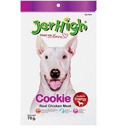 تصویر تشویقی سگ جرهای مدل کوکی طعم مرغ 70 گرم ( تقویتی ) Jerhigh Cookie 70g