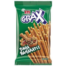 تصویر چوب شور ادویه دار اتی کراکس وزن 50 گرم Etty Crux spiced pretzels weighing 50 grams