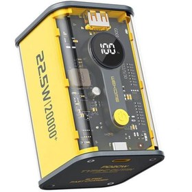 تصویر پاور بانک Wekome 20000 مدل Pb 337 فست Lcd 