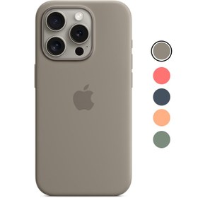 تصویر قاب سیلیکونی اصلی مگ سیف دار آیفون 15 پرو- Iphone 15 Pro Silicone Case With Magsafe 