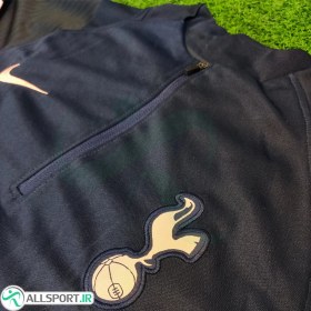 تصویر نیم زیپ شلوار تاتنهام Tottenham Training Navy blue Pink 