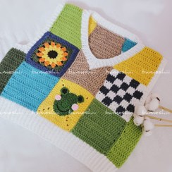 تصویر وست دستبافت فانتزی 